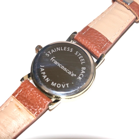 Francesca Arrow Faux Leather Watch - Picture 5 of 7
